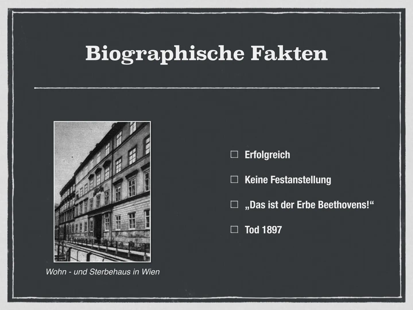 
<p>Johannes Brahms wurde 1833 in Hamburg geboren. Er stammte aus einer musikalischen Familie und kam früh mit Musik in Berührung. Sein Lebe