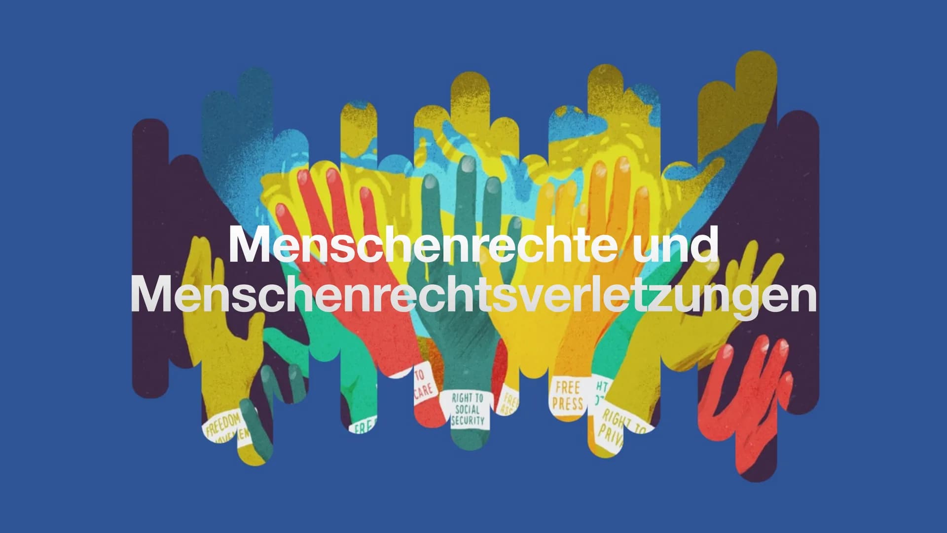 Menschenrechte und
Menschenrechtsverletzungen
FREEDOM
AVEMEN
TO
CARE
RIGHT TO
SOCIAL
SECURITY
FRE
FREE HT
PRESS
"
RIGHT TO
PRIV
i Gliederung