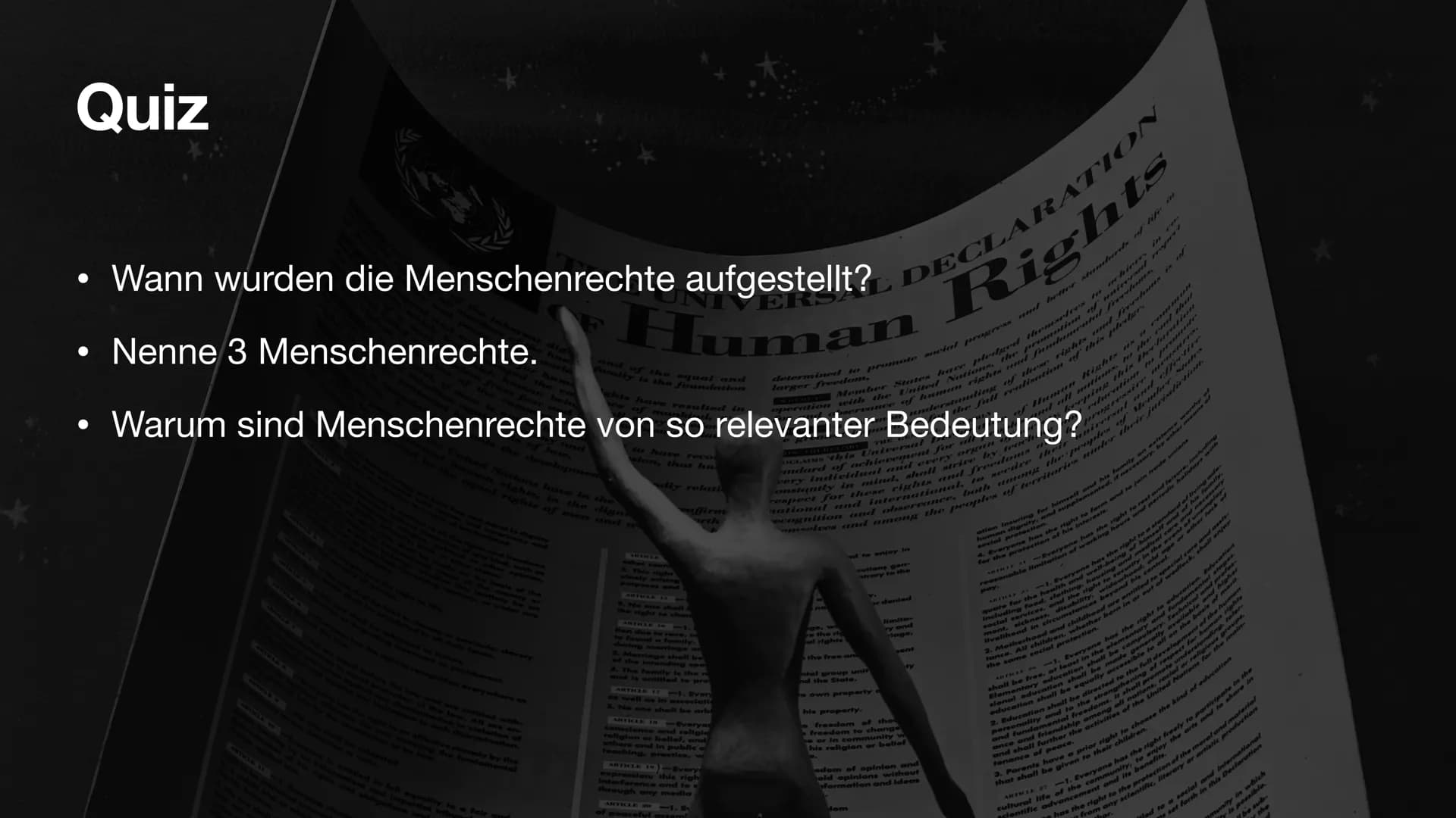 Menschenrechte und
Menschenrechtsverletzungen
FREEDOM
AVEMEN
TO
CARE
RIGHT TO
SOCIAL
SECURITY
FRE
FREE HT
PRESS
"
RIGHT TO
PRIV
i Gliederung