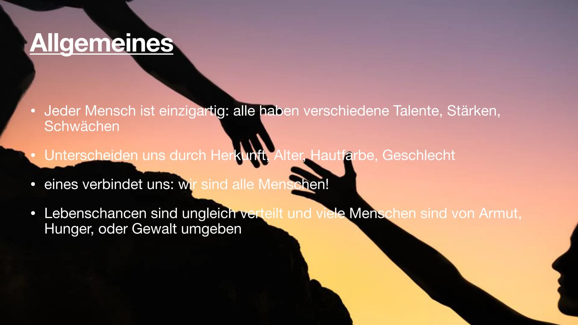 Menschenrechte und
Menschenrechtsverletzungen
FREEDOM
AVEMEN
TO
CARE
RIGHT TO
SOCIAL
SECURITY
FRE
FREE HT
PRESS
"
RIGHT TO
PRIV
i Gliederung