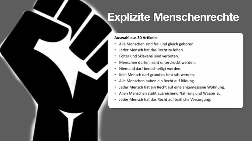 Menschenrechte und
Menschenrechtsverletzungen
FREEDOM
AVEMEN
TO
CARE
RIGHT TO
SOCIAL
SECURITY
FRE
FREE HT
PRESS
"
RIGHT TO
PRIV
i Gliederung