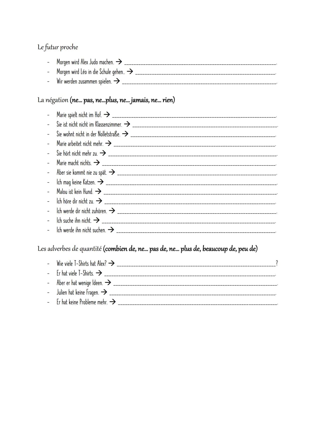LEÇON PARTICULIÈRE - MERCREDI, LE 21 JUILLET
Petite interrogation écrite de grammaire pour tester tes connaissances
Le singulier et le pluri