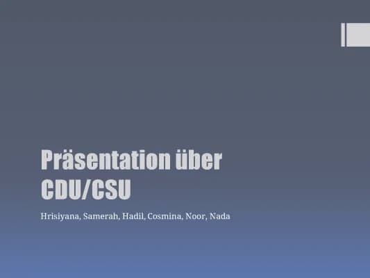 Know CDU & CSU thumbnail