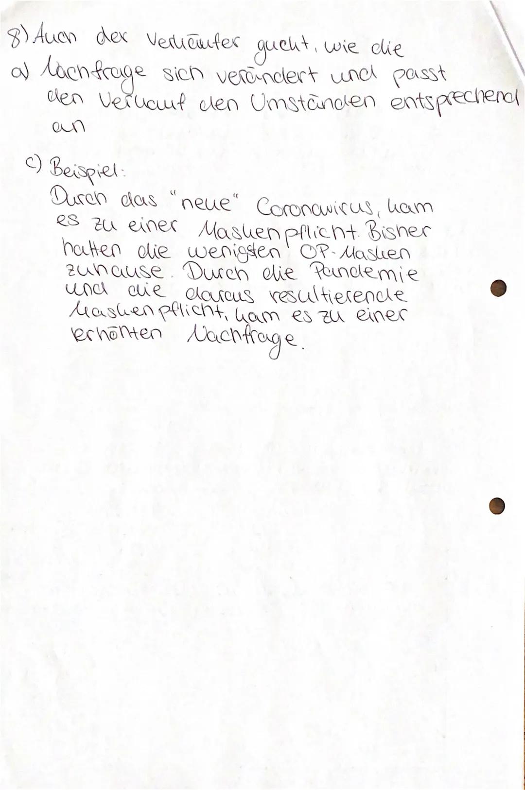 Gesamt: 38 Punkte
Erreicht: 38 Punkte =100%
5P.
Note:
1.)
Woraus ergibt sich die Notwendigkeit, wirtschaftlich zu handeln? Mit anderen
Worte