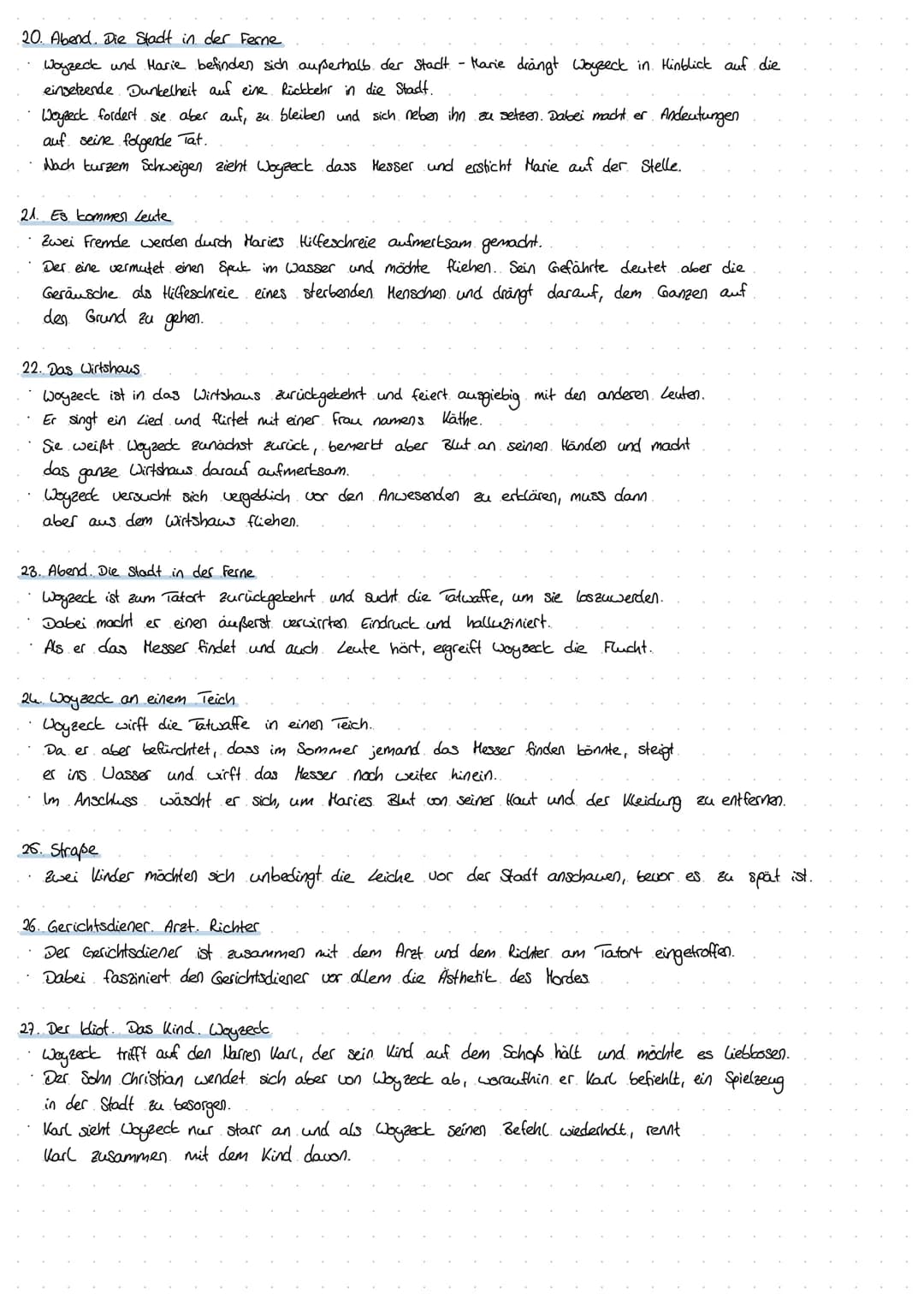 Epocheneinordnung
Dramenform
Sprache & Stil
Szenenübersicht
• Charaktere
Leitmotive
Leseart
Woyzeck
Ihanhhandl
Allgemeine Informationen
Tite