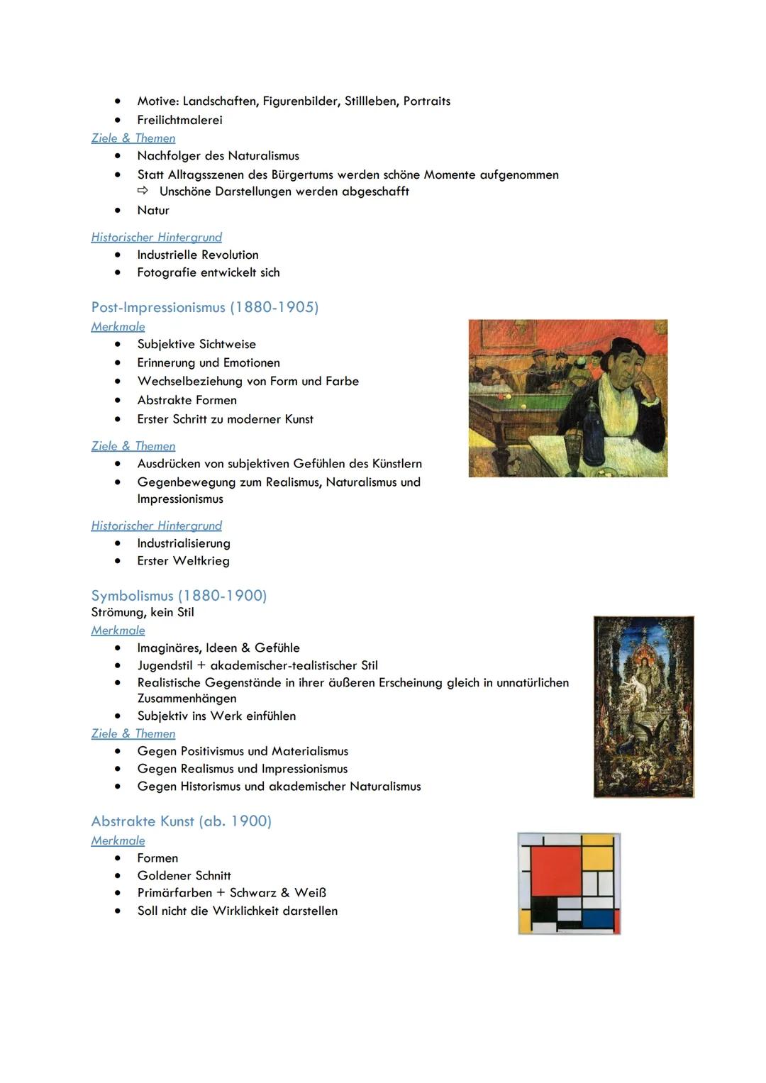 Kunst Q1
Epochen
Renaissance (1400-1600),
Barock (1570-1750)
Klassizismus (1760-1830)
Romantik (1800-1840)
Realismus (1830-1880)
Impressioni