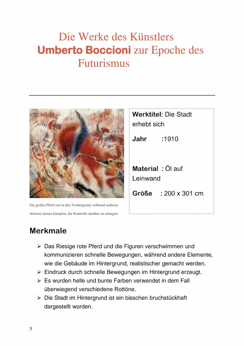 Die Werke des Künstlers
Giacomo Balla zählen zur Epoche des
Futurismus
Bedeutende Künstler des Futurismus
Von Doreen.C & Olivia.P
Merkmale
1