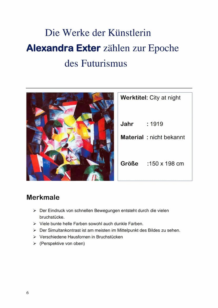 Die Werke des Künstlers
Giacomo Balla zählen zur Epoche des
Futurismus
Bedeutende Künstler des Futurismus
Von Doreen.C & Olivia.P
Merkmale
1