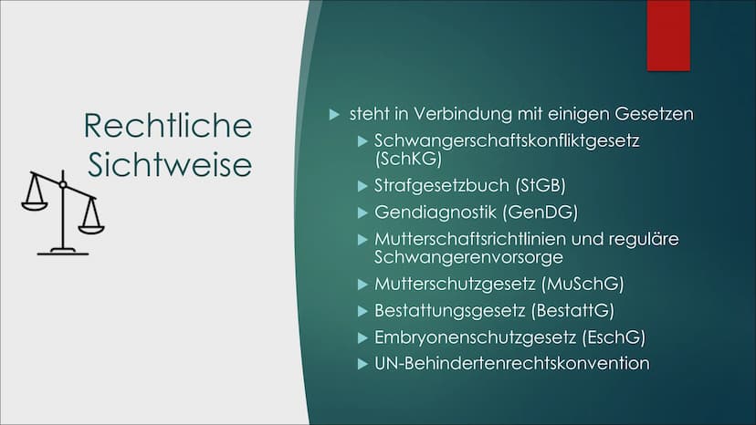 Pränataldiagnostik
VON LARA UND JANA Inhaltsverzeichnis
▶ Definition
► Möglichkeiten
► Verbindung mit Abtreibung
Pro und Kontra
Rechtliche S