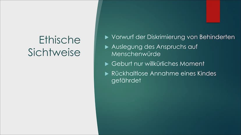 Pränataldiagnostik
VON LARA UND JANA Inhaltsverzeichnis
▶ Definition
► Möglichkeiten
► Verbindung mit Abtreibung
Pro und Kontra
Rechtliche S