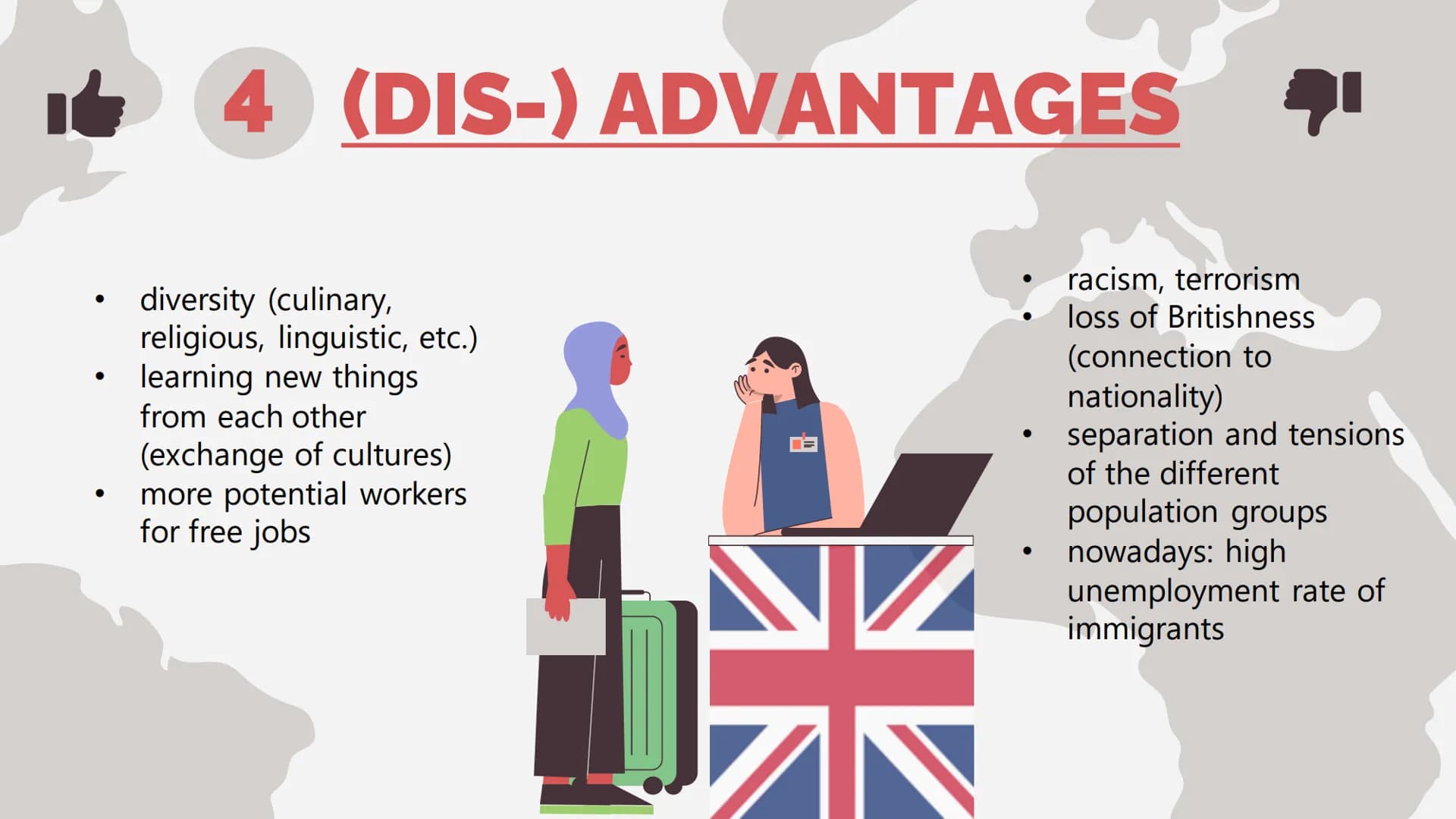 IMMIGRATION
TO THE UK
by Nele Reinhardt
» 1
FACTS
4
(DIS-)
ADVANTAGES
STRUCTURE
2
HISTORY
5
CONCLUSION
3
BREXIT EFFECTS
6
SOURCES ●
●
●
1
FA
