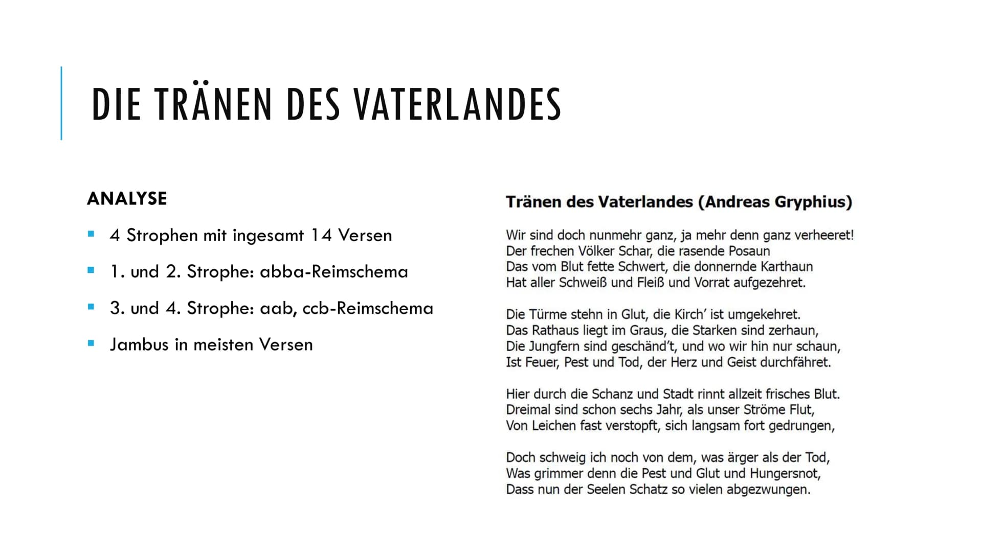 HEADER
DIE EPOCHEN DER LYRIK - BAROCK
Ein Vortrag von JH. und TM; 2020 GLIEDERUNG
1.
Was ist ,,Barock" eigentlich? Definition
2. Wann war da