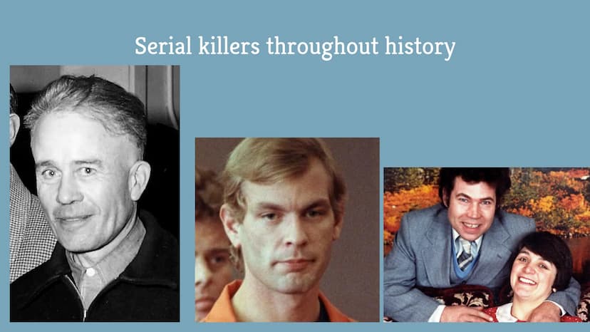noun
serial killer
a person who commits a series of murders, often
with no apparent motive and typically following a
characteristic, predict