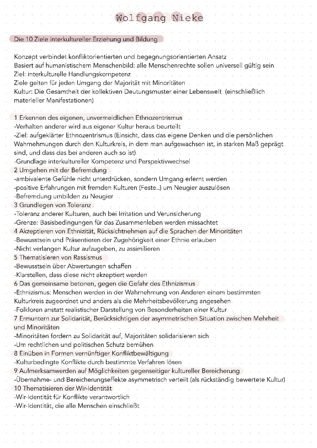 Interkulturelle Bildung Nieke