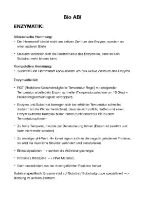 Know Biologie Abitur Zusammenfasung aller Themen thumbnail