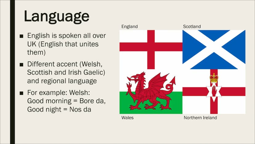 THE UNITED KINGDOM
By Aleyna, Barin & Beyza Table of contents
■ Geography
■ Population
■ Language
■ Religion
■
Multiculturalism
■ Royal fami