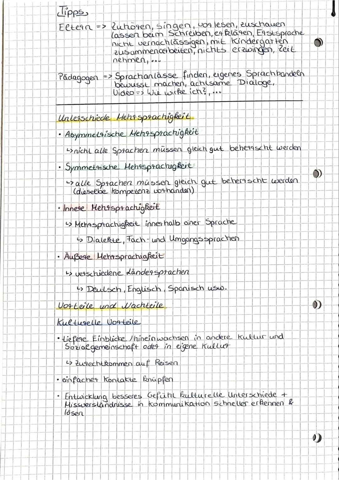 # Mehrsprachigkeit

> Fähigkeit mehr als eine Sprache zu sprecher,
zu verstehen & zu verwenden

• je früher kind zweite Sprache leant, desto