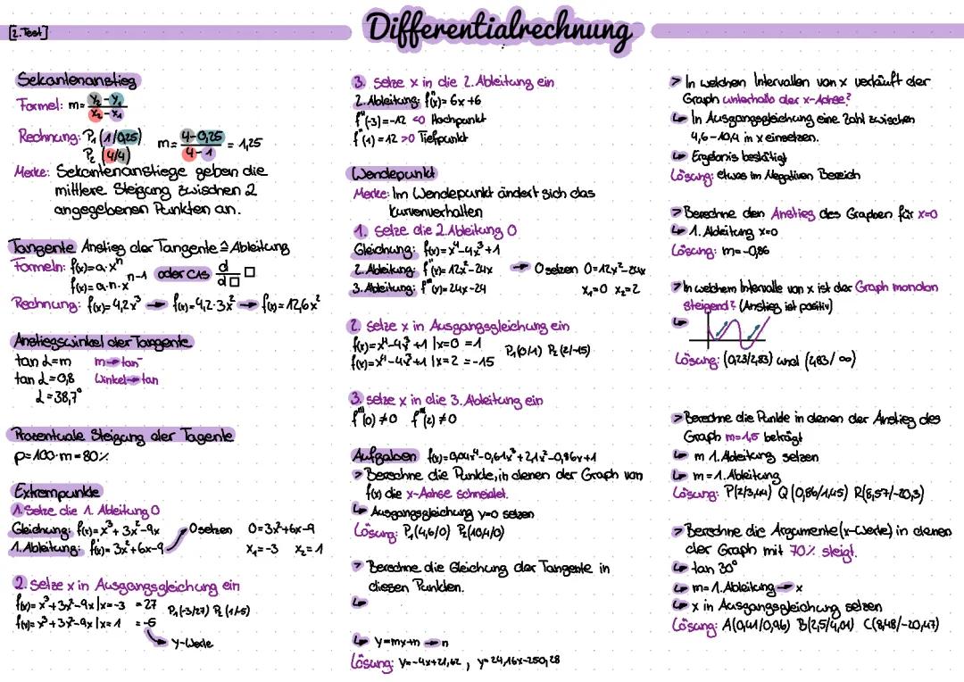 Differentialrechnung 