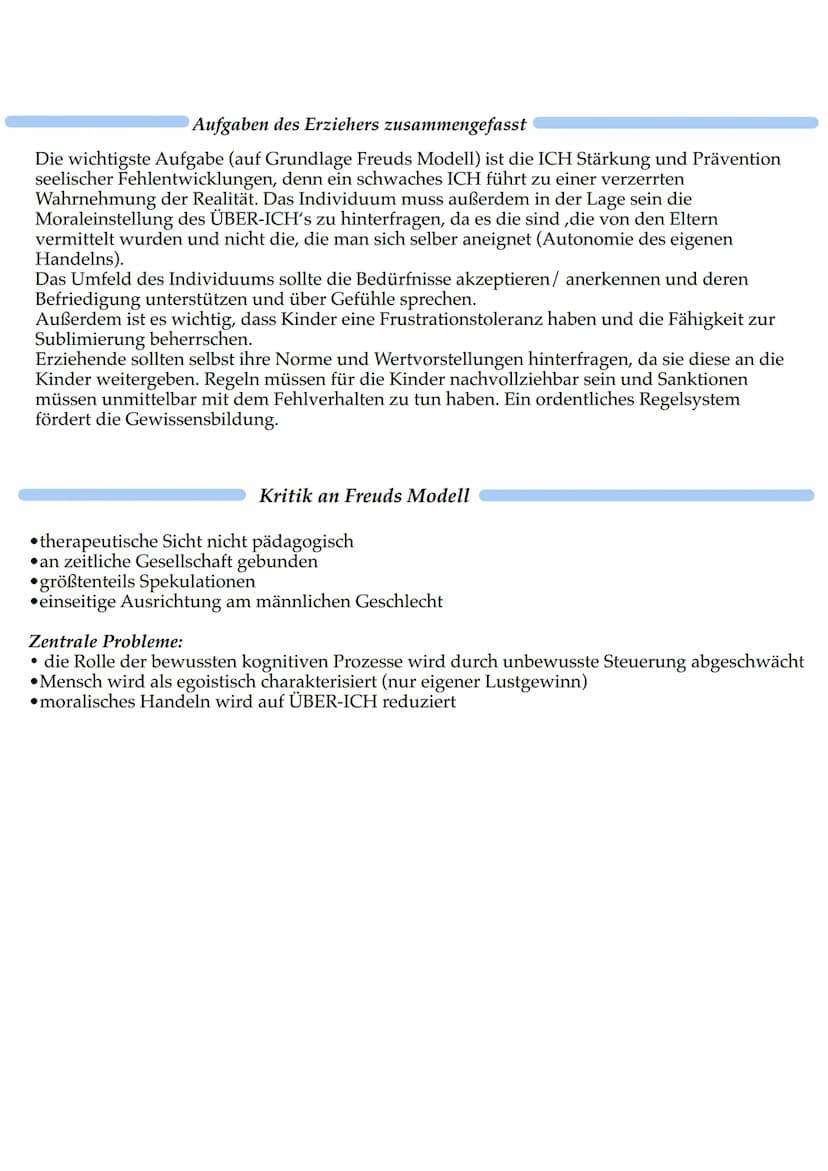 Psychosexuelle Entwicklung
Siegmund Freud 1856-1939
Topologisches Modell
• Neurologe
•Begründer Psychoanalyse
seeliche Verhaltensauffälligke