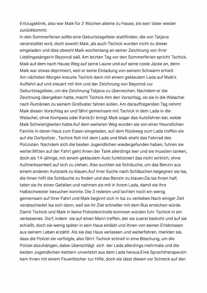 MUTTER
IER!
MAIK
v
Manchmal
2.
I TATJANA C
JANDREJ
USI
ziehen
und
BRUDER
2
Sich Gegensätze
du
lernst neue
Dinge..
braucht
nur
ein verrücktes
