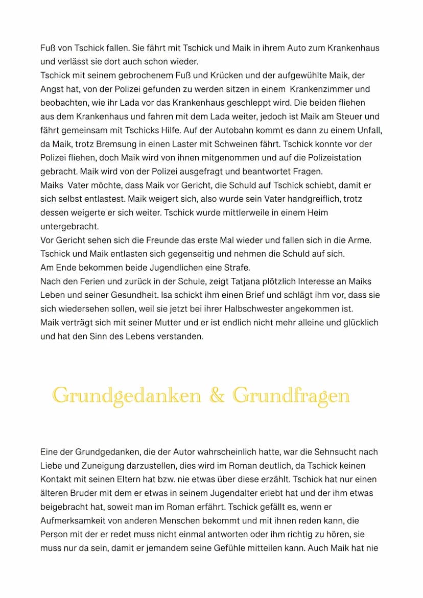 MUTTER
IER!
MAIK
v
Manchmal
2.
I TATJANA C
JANDREJ
USI
ziehen
und
BRUDER
2
Sich Gegensätze
du
lernst neue
Dinge..
braucht
nur
ein verrücktes