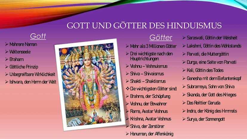 HINDUISMUS
35 INHALTSVERZEICHNIS
1. Vorstellung der Religion/ des Glaubens
2. Welche Regeln und Zeiten?
3. Gebetsrituale und Haltung
4. Waru