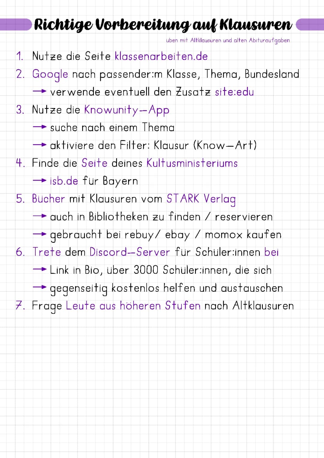 Mit Altklausuren erfolgreich lernen: Tipps und Tricks für Gymnasium und Uni