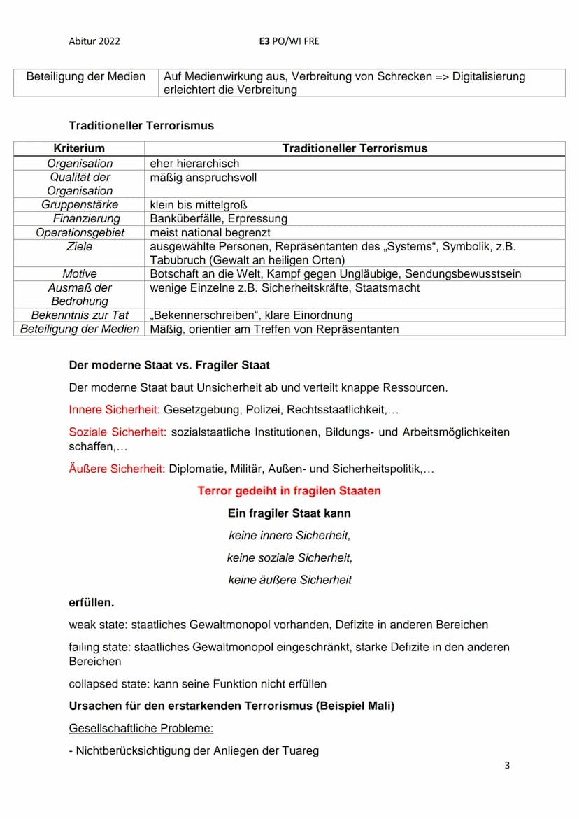 Abitur 2022
E3 PO/WI FRE
3. Kurshalbjahr: Friedensicherung als nationale und internationale
Herausforderung - Rolle der Bundeswehr
Definitio