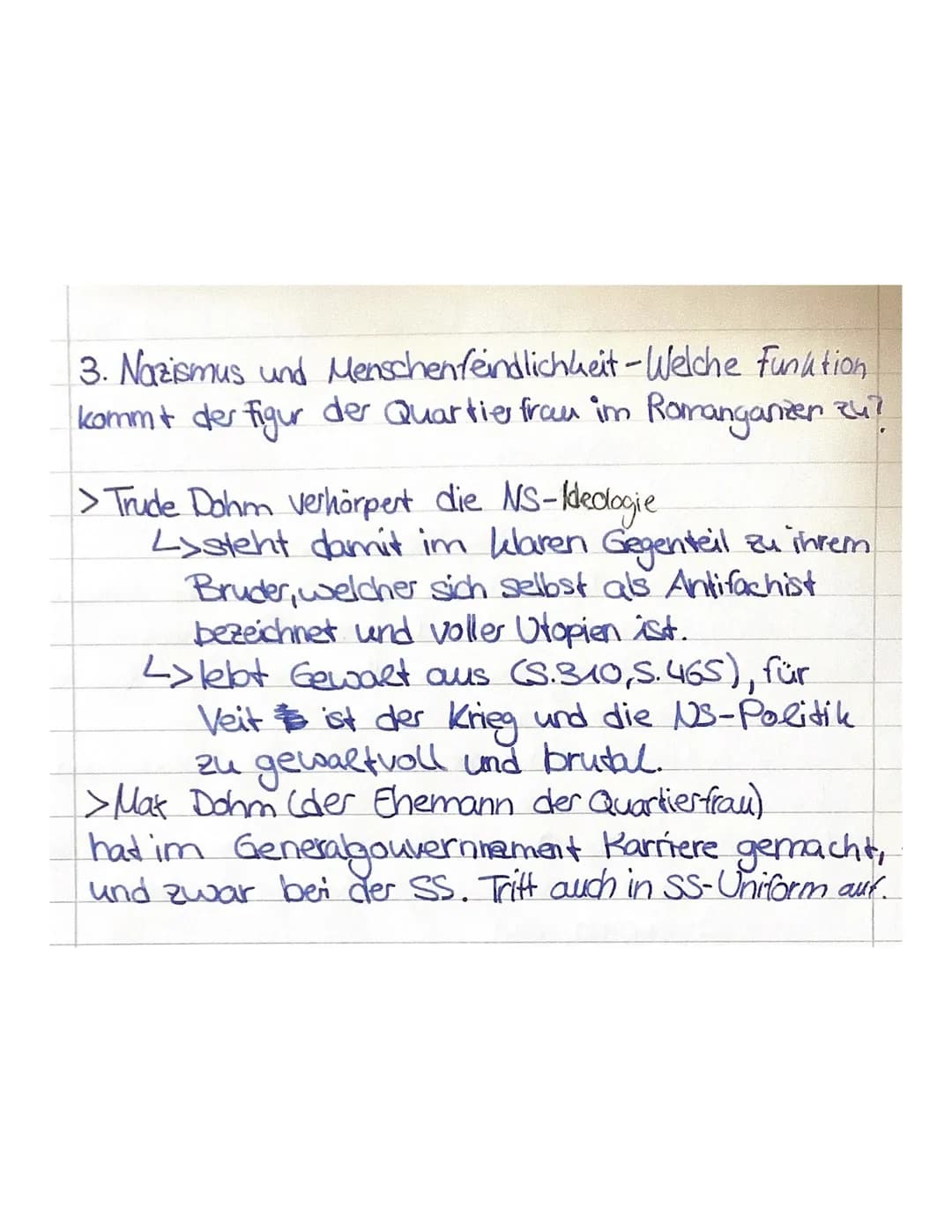 Die Quartierfrau Trude Dohim: Verkörperung des Bösen
Nr.2 Charakterisierung
ist die Schwester des Brasilianers.
>Brasilianer und Trude Dohm 