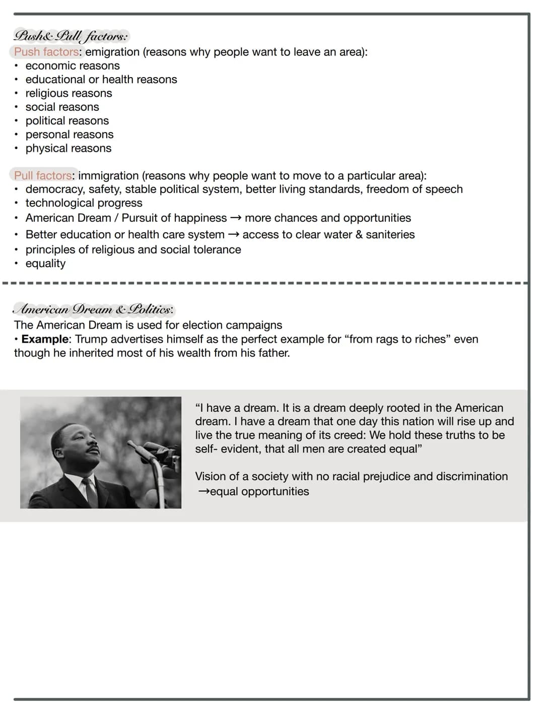 Handout by
Beritan
American Dream
.
Believes and Values:
God-given rights.
• Pursuit of happiness
Equality
• Life : security and protection
