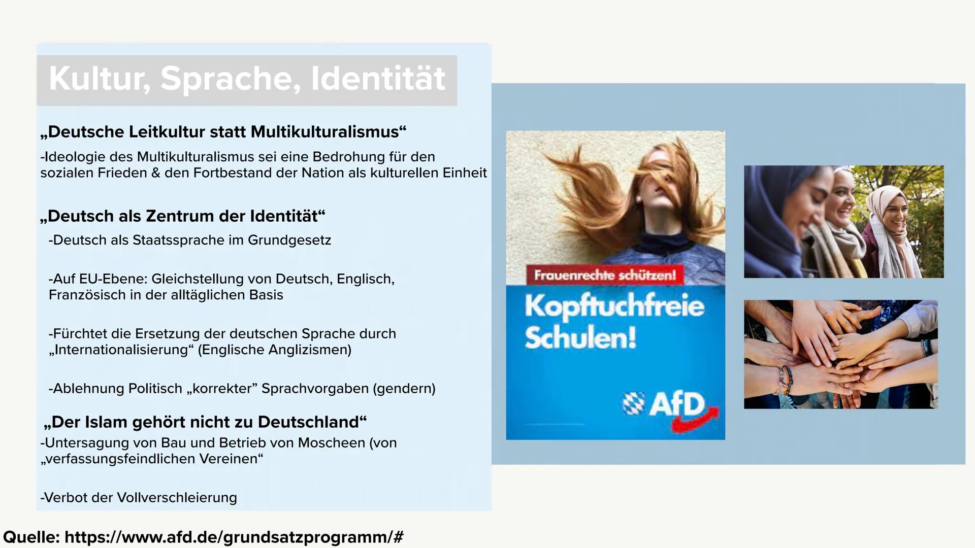 DEUTSCHE
FRAU KEIN
FREIWILD. INTEGRATION
KAPIERT? EINFORDERN
Frischer Wind statt heiße Luft!
AfD
WENDE
SCHREIB'
GESCHICHTE!
AfD
Was haben da