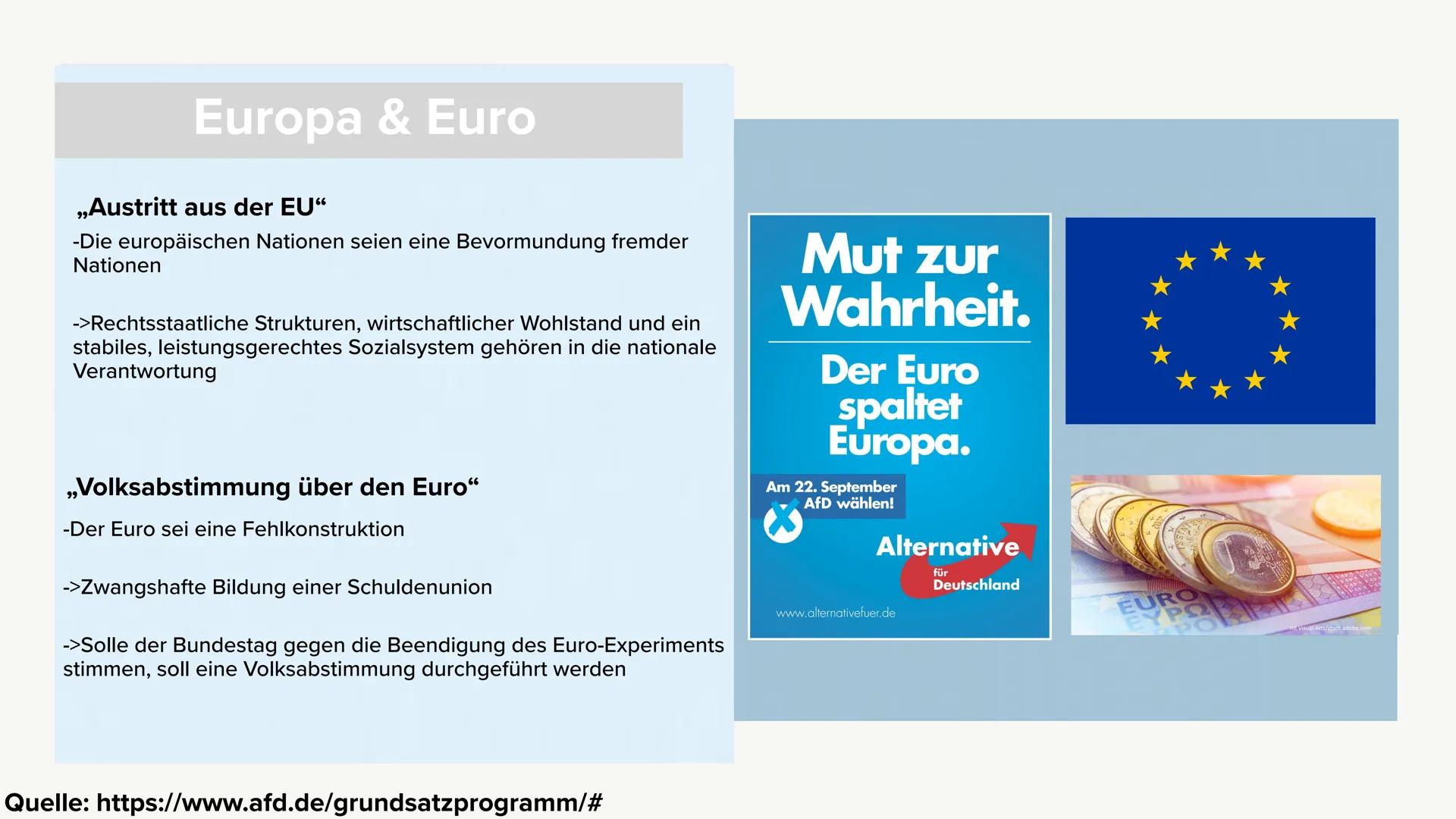 DEUTSCHE
FRAU KEIN
FREIWILD. INTEGRATION
KAPIERT? EINFORDERN
Frischer Wind statt heiße Luft!
AfD
WENDE
SCHREIB'
GESCHICHTE!
AfD
Was haben da