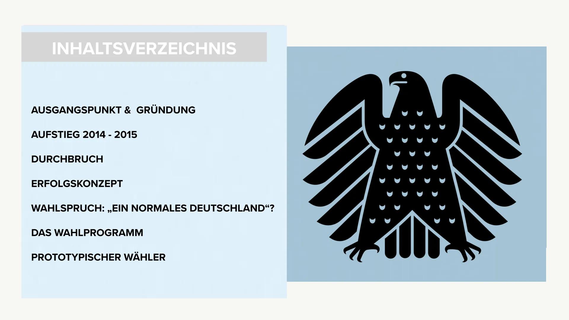 DEUTSCHE
FRAU KEIN
FREIWILD. INTEGRATION
KAPIERT? EINFORDERN
Frischer Wind statt heiße Luft!
AfD
WENDE
SCHREIB'
GESCHICHTE!
AfD
Was haben da