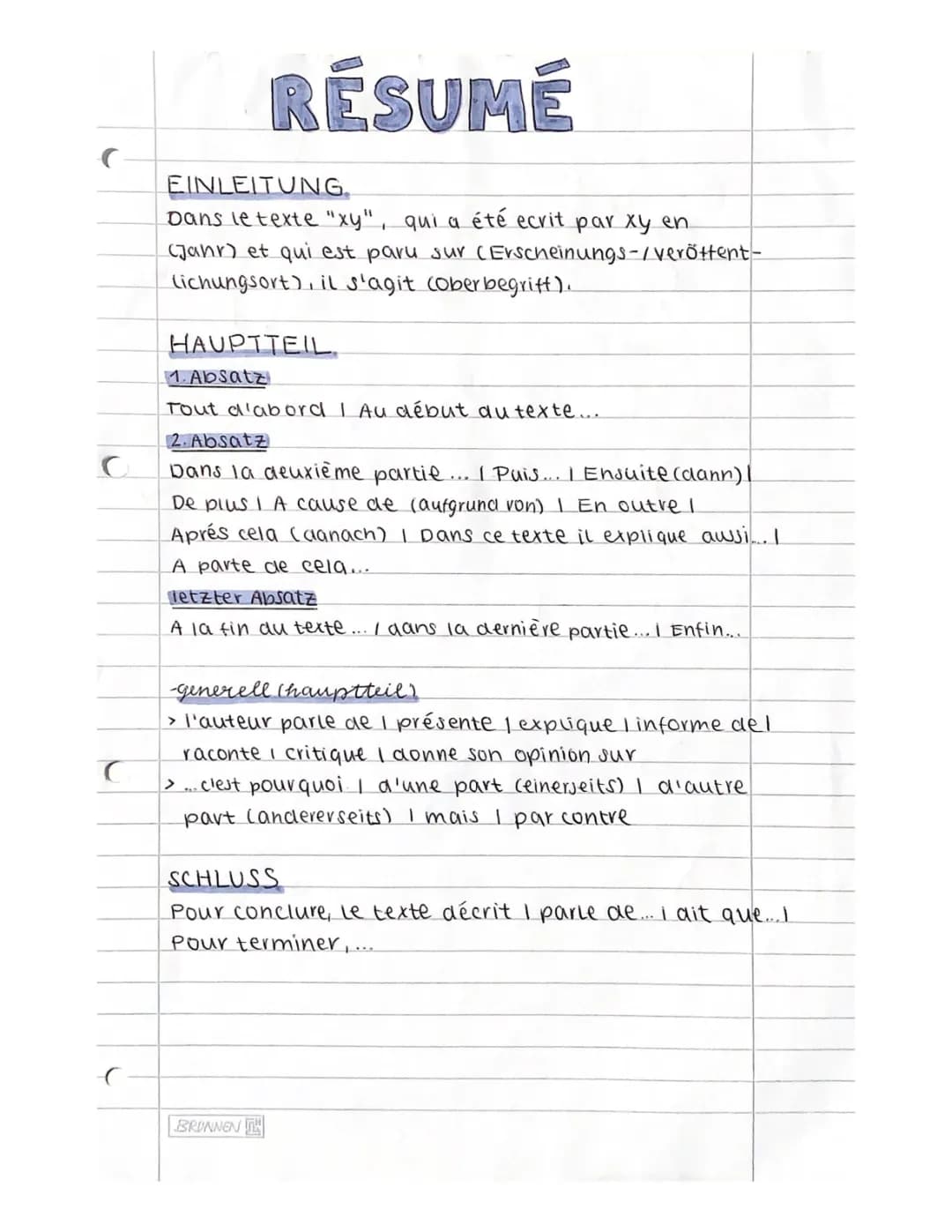 Résumé