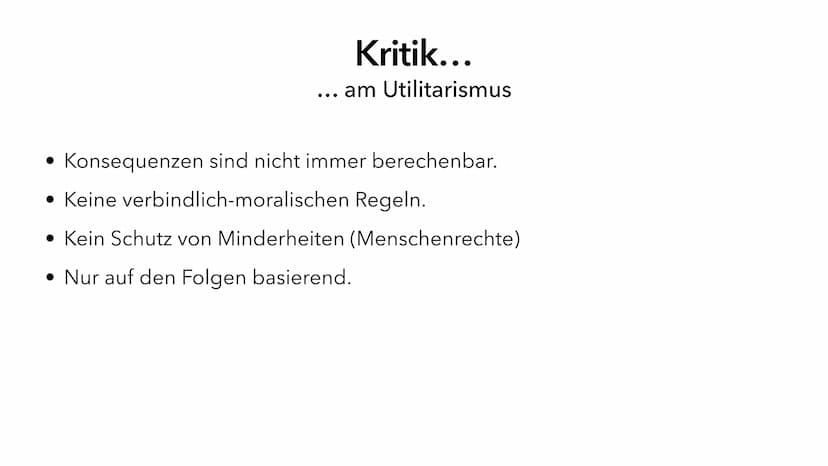 Utilitarismus
Die zweckorientierte Ethik Jeremy Bentham
• Was ist Utilitarismus?
• Formen des Utilitarismus
• John Stuart Mill
• Vorteile
• 