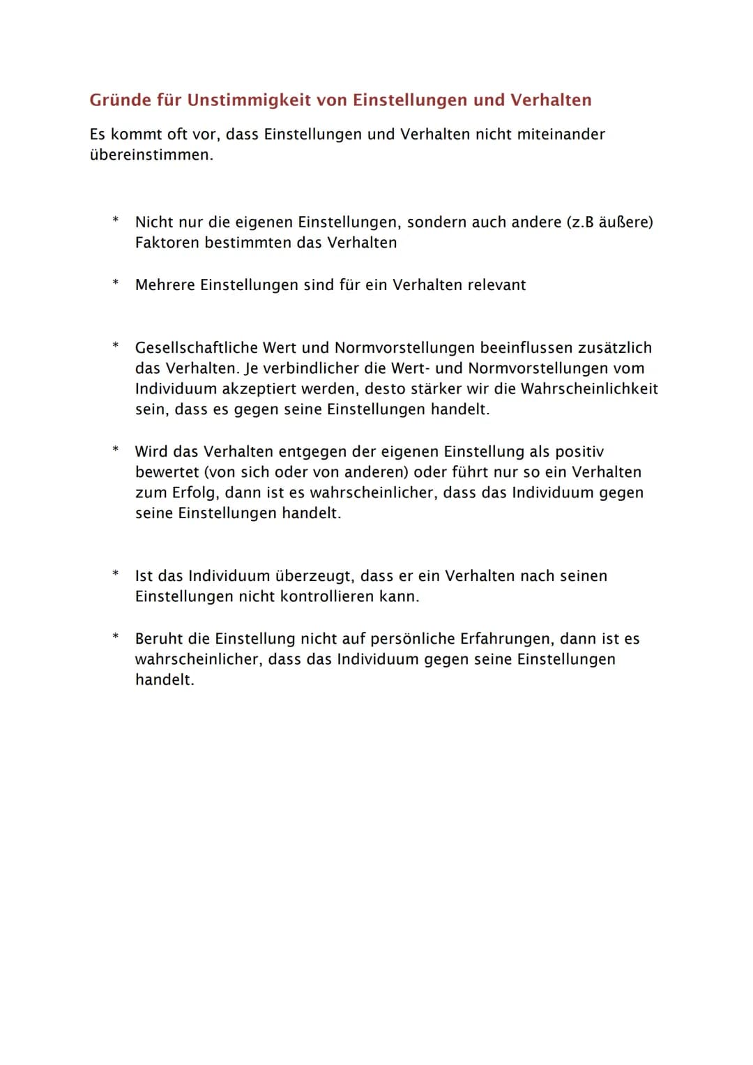 Soziale Einstellung und Einstellungsänderung
Einstellungsobjekt
Jede Einstellung richtet sich auf ein Einstellungsobjekt, welches der
Gegens