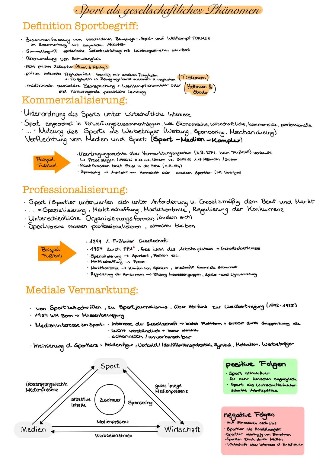 # Sport als gesellschaftliches Phänomen

Definition Sportbegriff:

- Zusammen fassung von verschiedenen Bewegungs- Spiel- und Wettkampf FORM