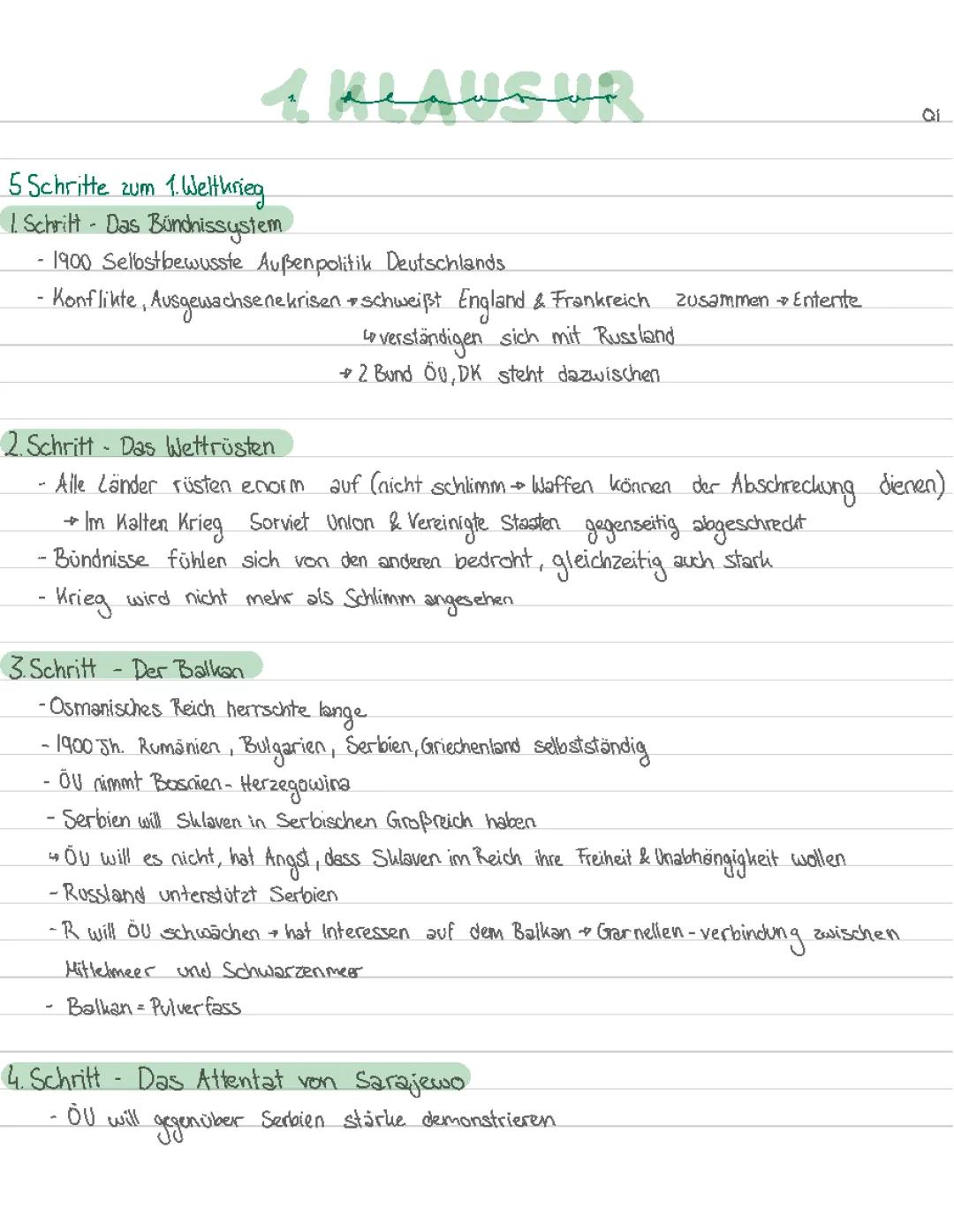 1. Weltkrieg 
