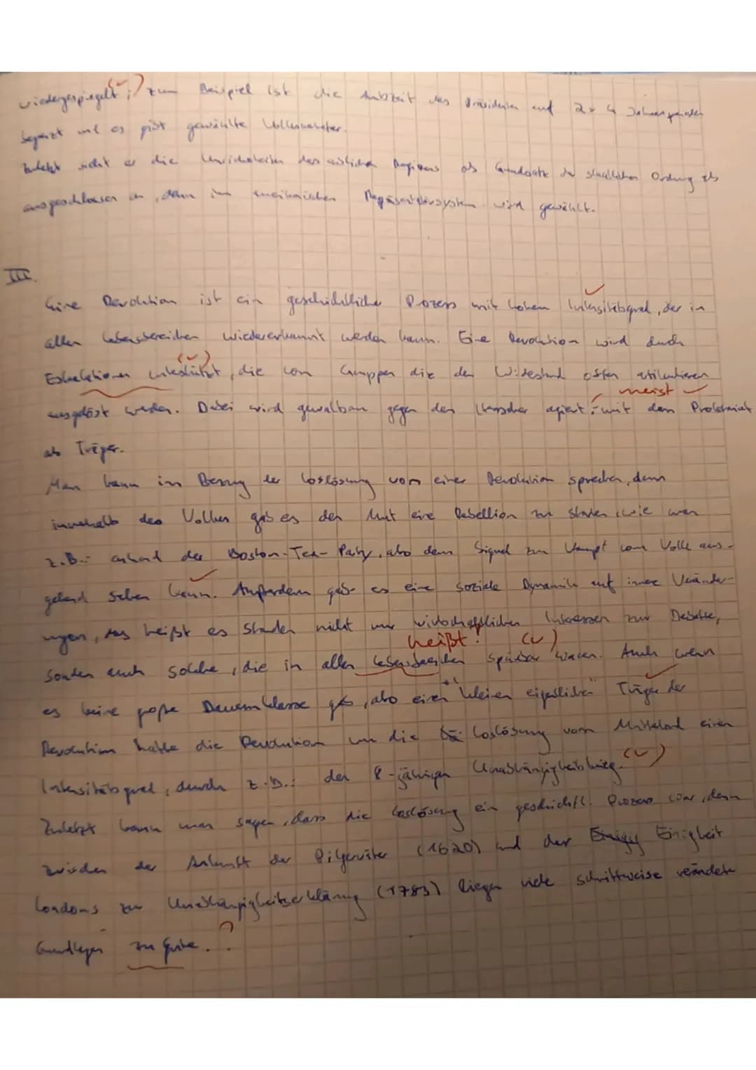 J1/1
1.) Begriffsdefinition:
2.) Quellenanalyse:
Geschichte 2-stündig
Klassenarbeit Nr. 1
AMERIKANISCHE REVOLUTION
(3,5/4VP)
→ Erkläre in we