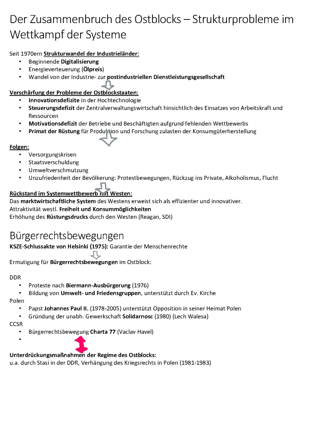 Gorbatschow - Zusammenbruch des Ostblocks