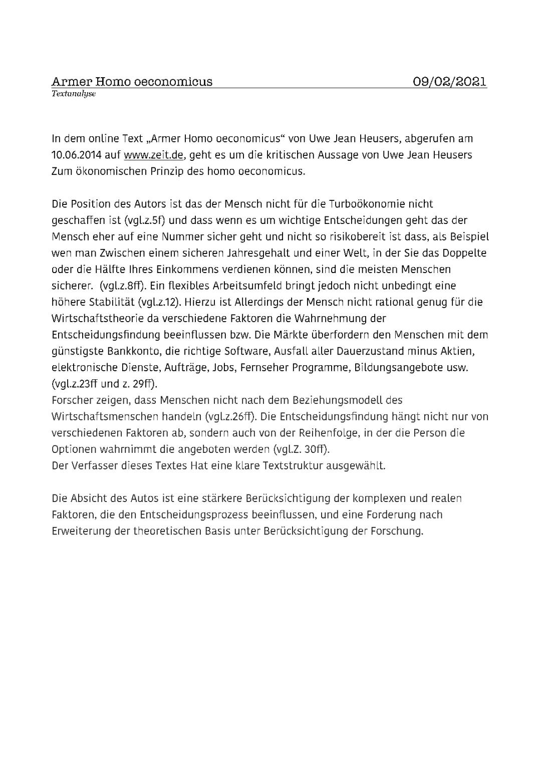 Homo Oeconomicus - Einfach erklärt mit Beispielen und Kritiken