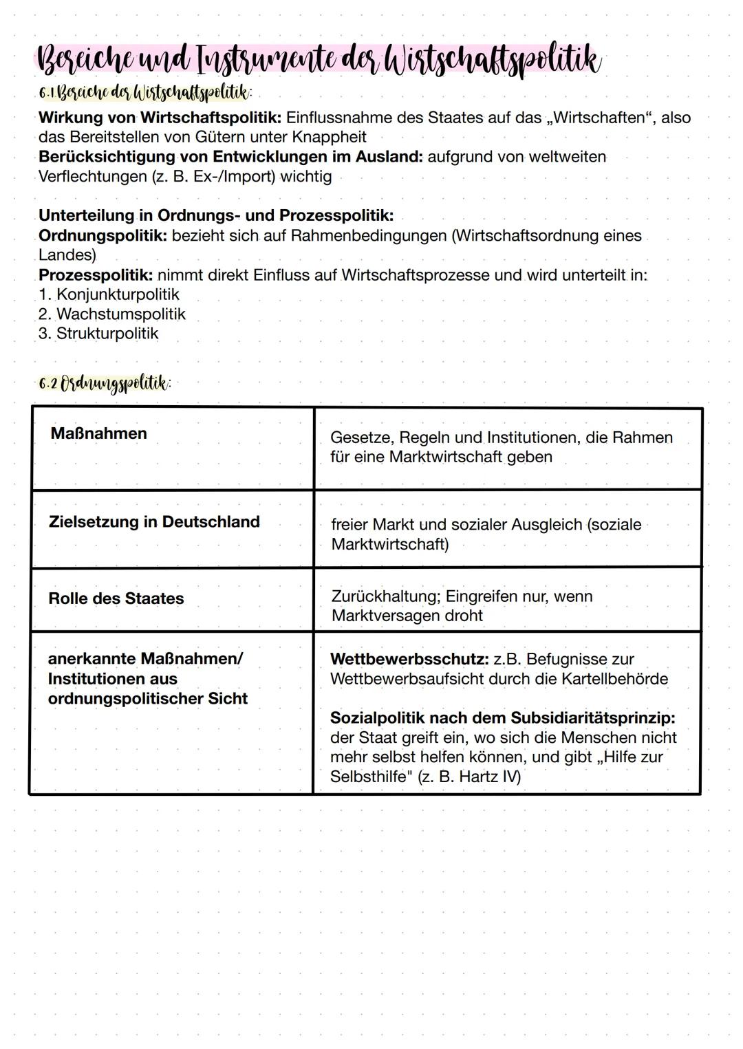 Legitimation staatlichen Handelns
1.1 Zur Begründung staatlicher Wirtschaftspolitik
Definition Wipo: "Als Wirtschaftspolitik bezeichnen wir 