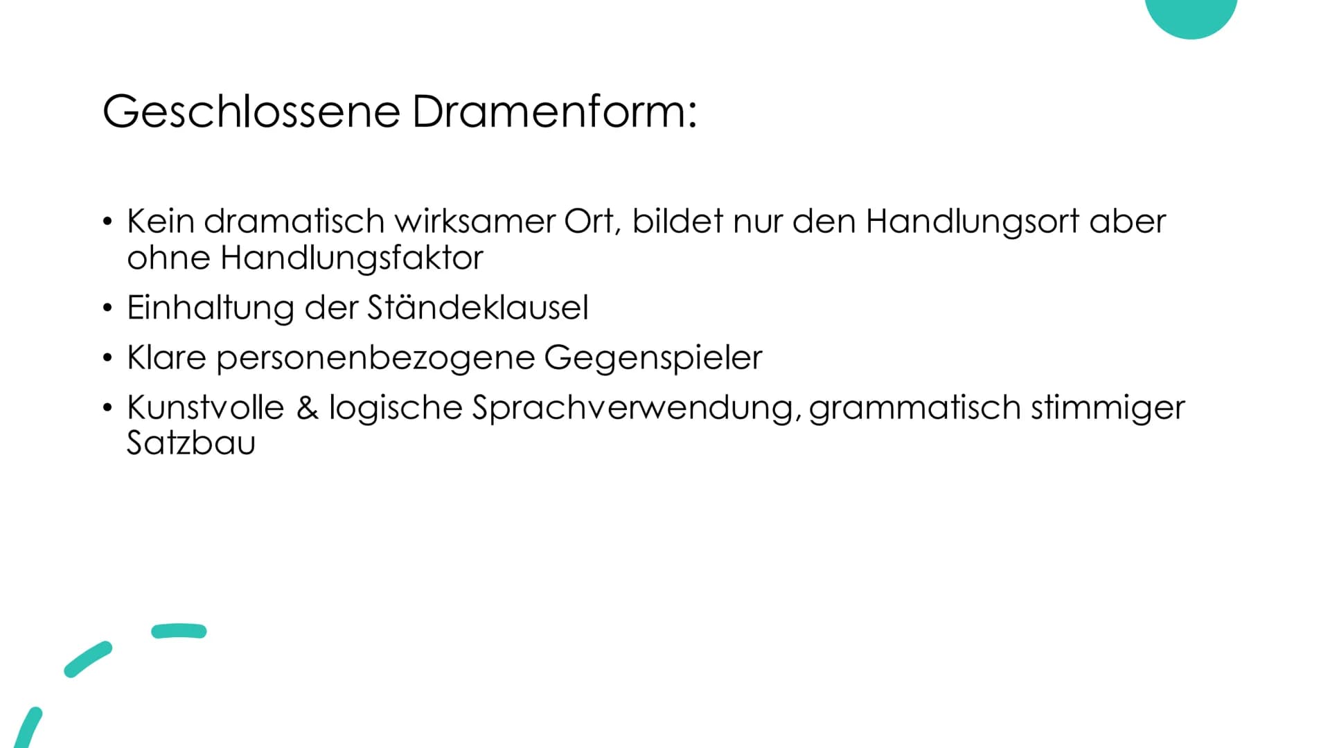 Was ist ein
Drama? altgriechischen Wort "Dráma" = Handlung
Grundsätzlich darauf ausgerichtet auf einer Bühne präsentiert zu
werden
Regieanwe