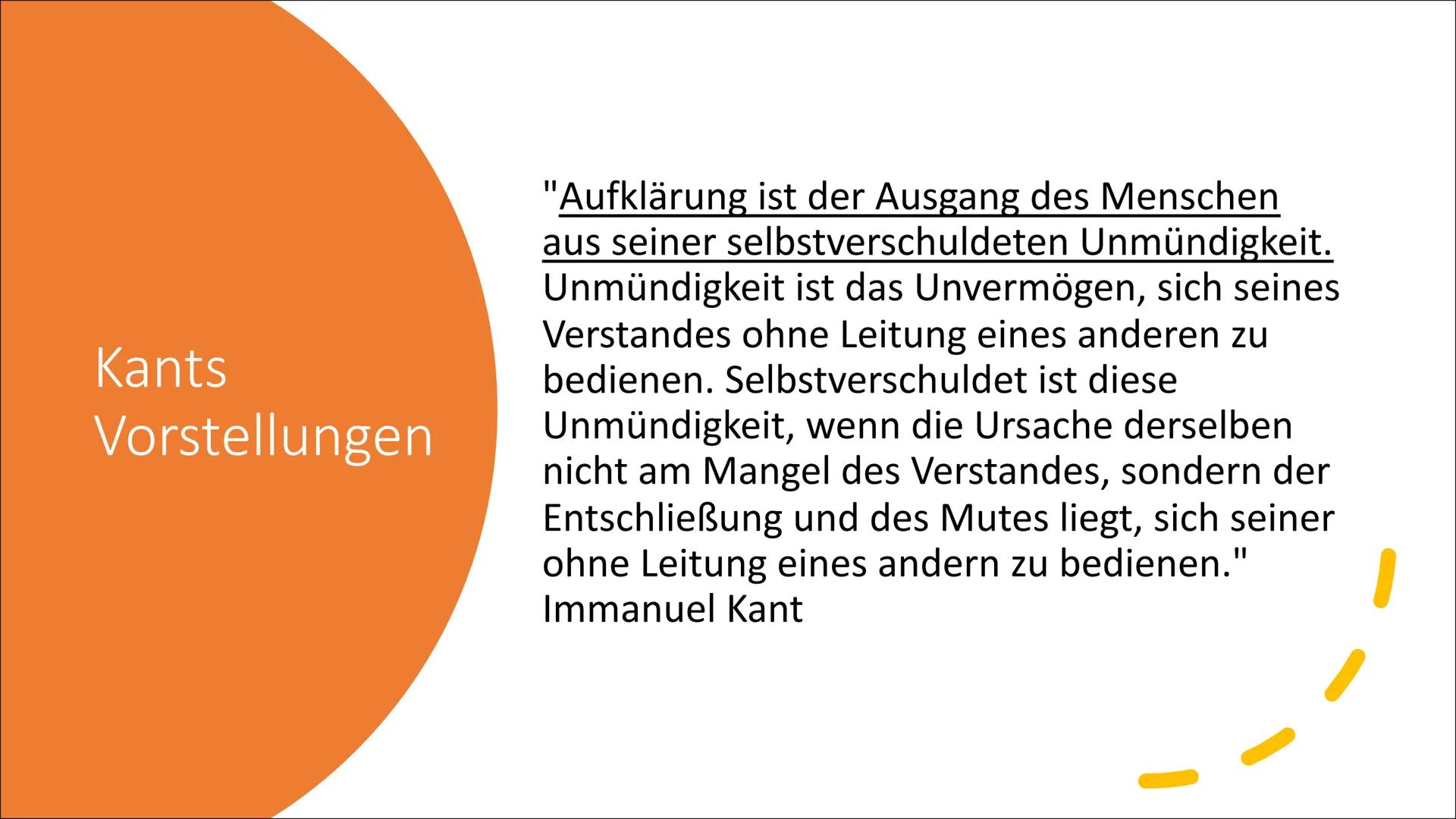 # Immanuel Kant

Laura Nußbaum Gliederung

• Allgemeines
• Biografie
• Werke
• Kategorischer Imperativ
• Seine Aufklärung
• Kants Vorstellun