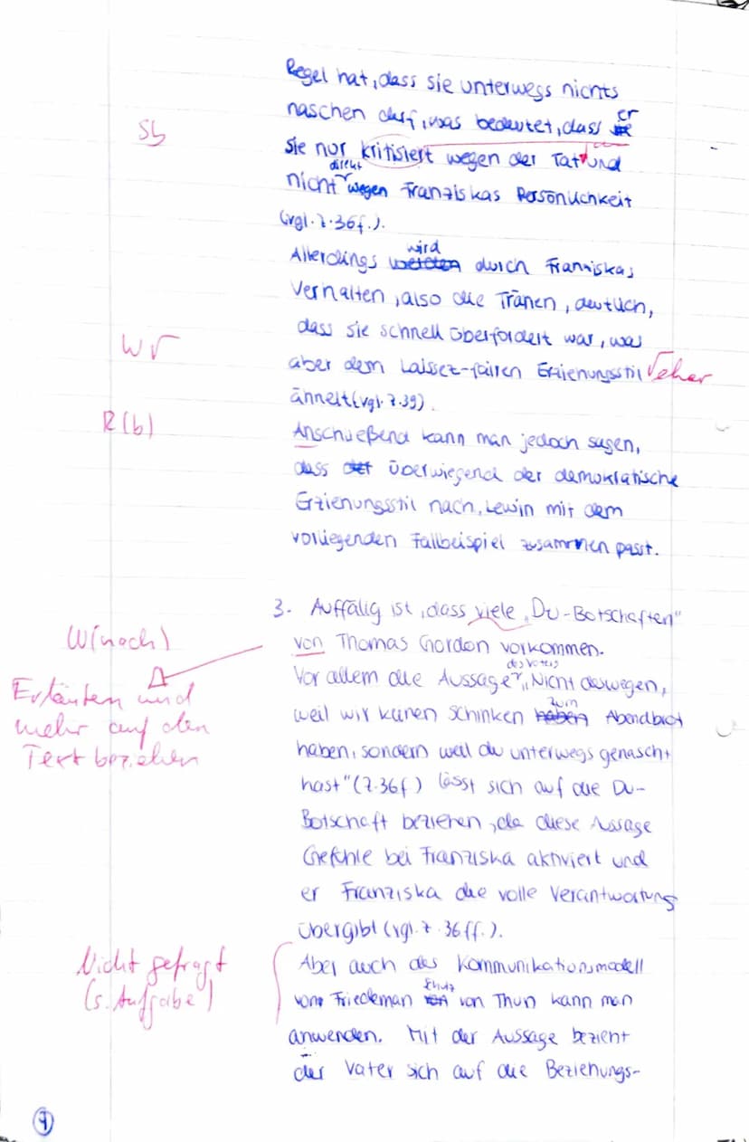 A
5
10
15
20
25
30
35
40
Pädagogikklausur, EF, G3,
11.12.2018
,,Franziska kauft ein"
Franziska wird von den Eltern zum Metzger und zum Brief