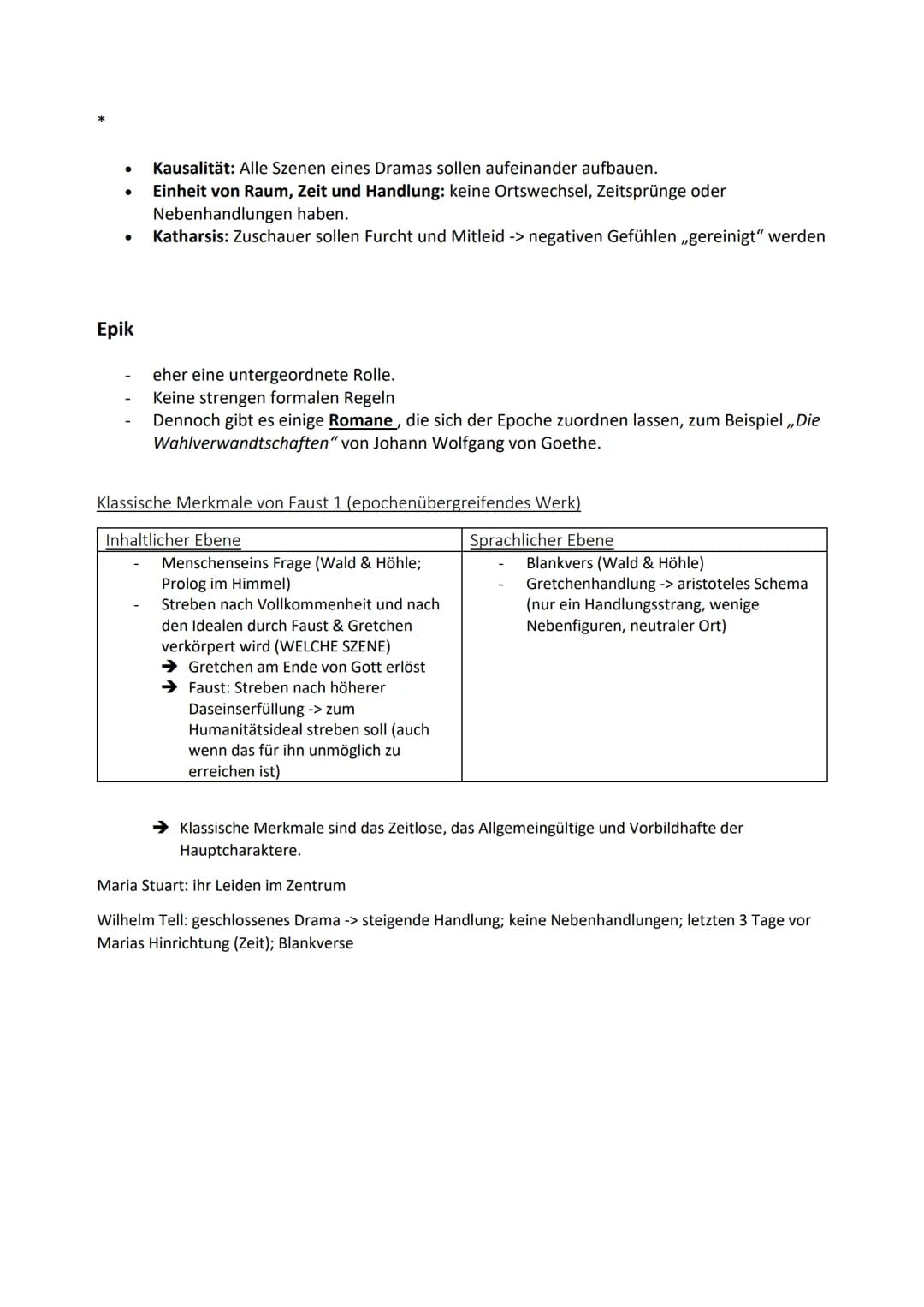 LITERATUREPOCHE WEIMARER KLASSIK (1786-1832)
1786: Italienreise Goethes; 1832: Goethes Tod
enger gefasste Zeitraum/Definition d. W.K: von 17