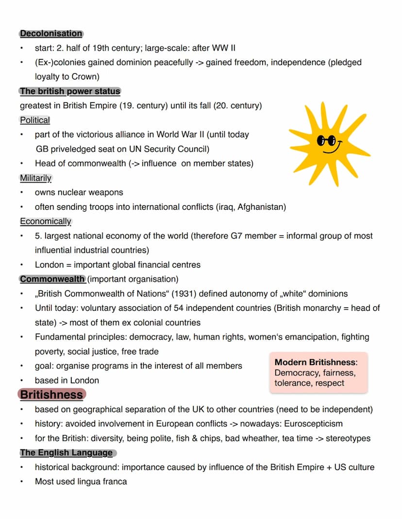 ORAL EXAM
PREPARATION | UK
ABITUR 2023
ENGLISCH GRUNDKURS (3 STD.) -UNITED KINGDOM
British Empire
= entire dominion (Herrschaft) of what is 