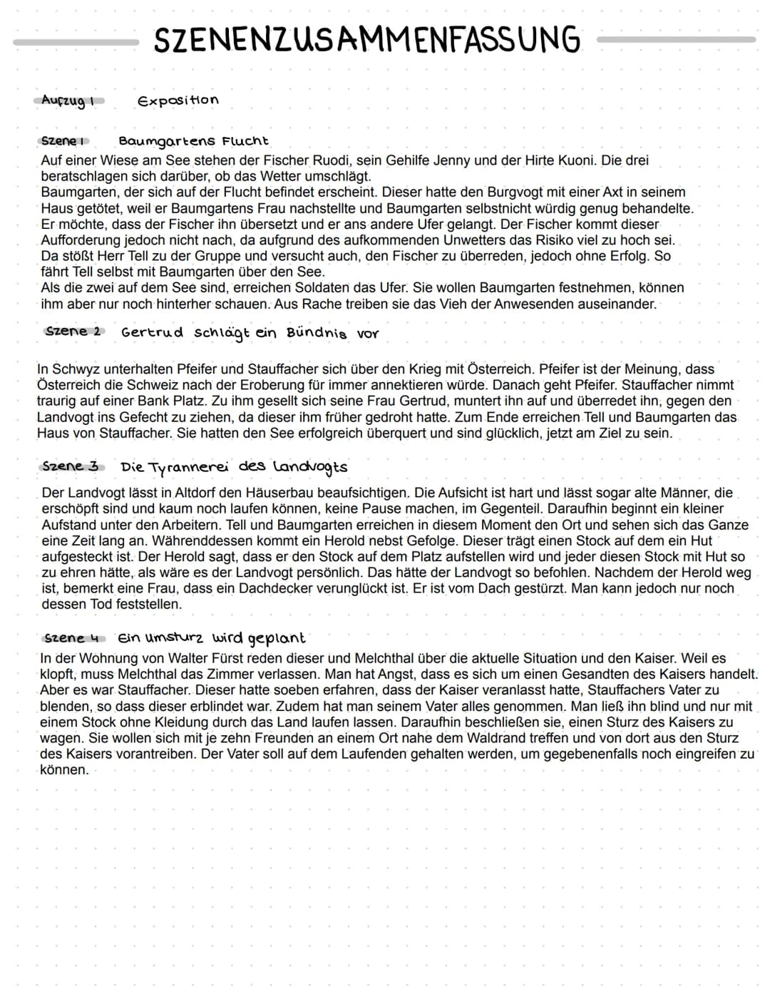DRAMEN ANALYSE
einleitung.
-Autor, Titel, Erscheinungsjahr, Art des Textes, evtl. historischen kontext
- Ort, Zeit und Figuren der zu analys