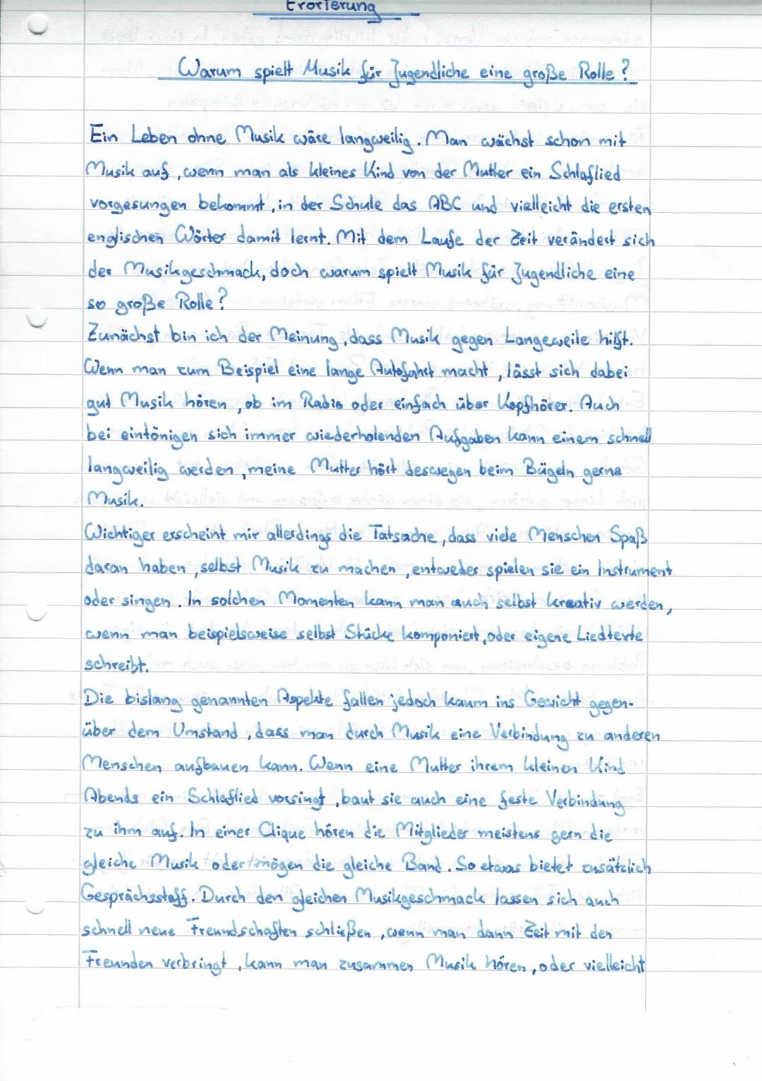 Lineare und Dialektische Erörterung