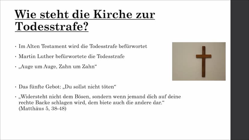 Todesstrafe
Eine Präsentation von Liana Neumann Gliederung
I. Welche Todesstrafen gibt es?
II. Gründe einer Todesstrafe
III. Wo gibt es noch